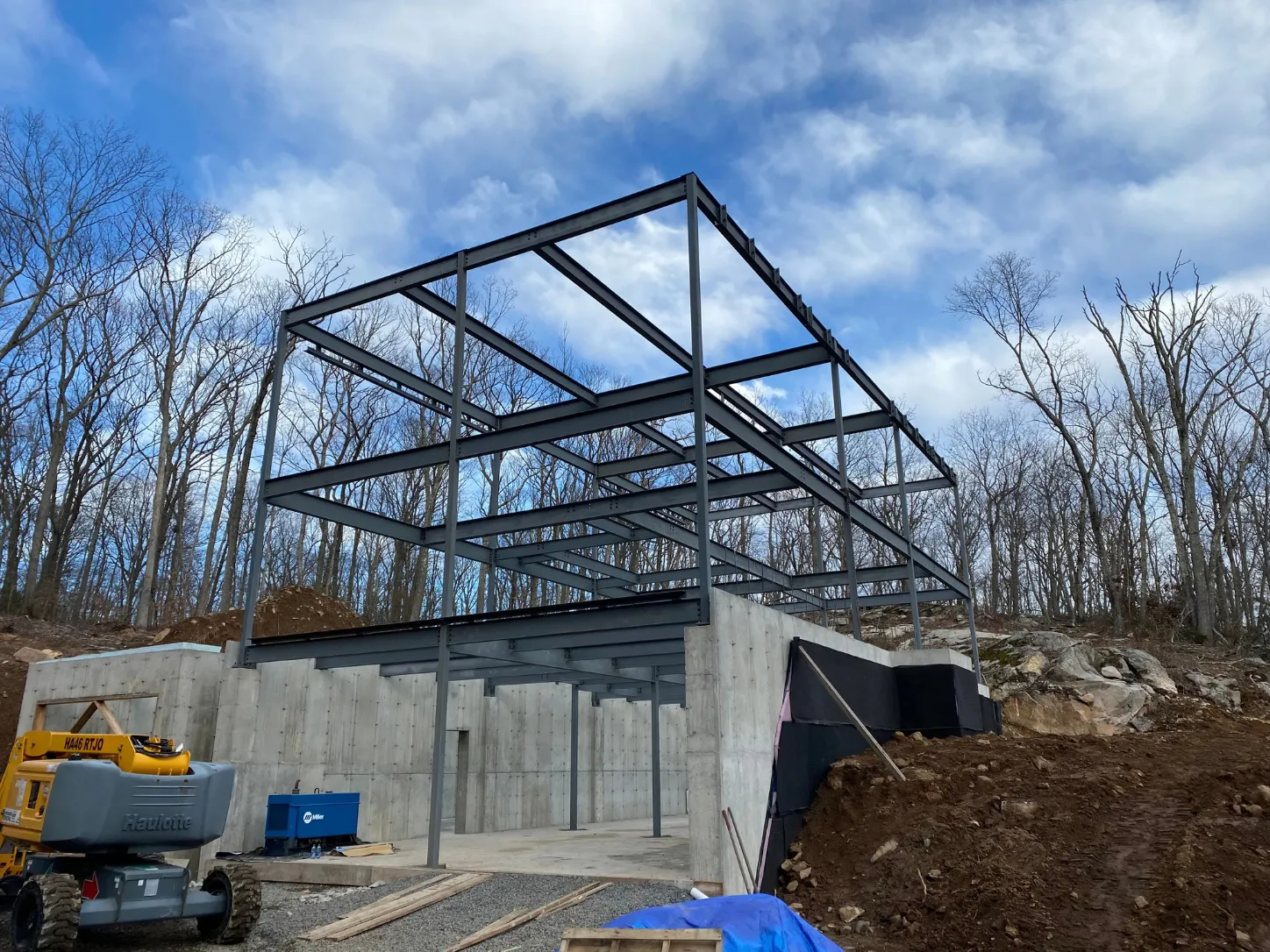 Steel beam installation – residential structural steel 2