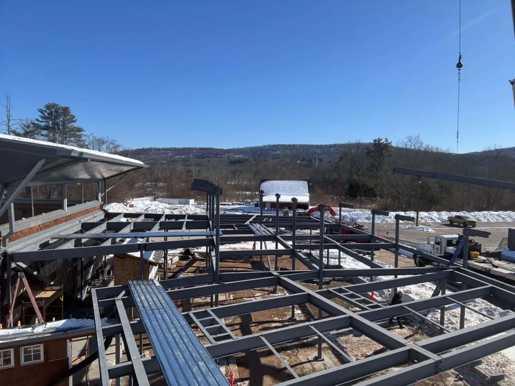 experienced structural steel erection CT for steel frame assembly