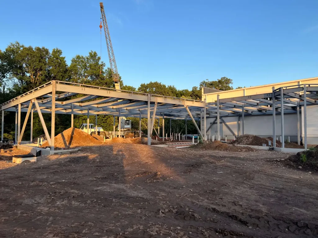 structural steel erection CT services for structural steel building systems